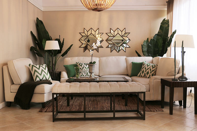 Natural Green Room